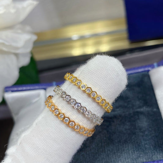 [⭐Novea]BEE LOVE DIAMOND PAVED SMALL RING