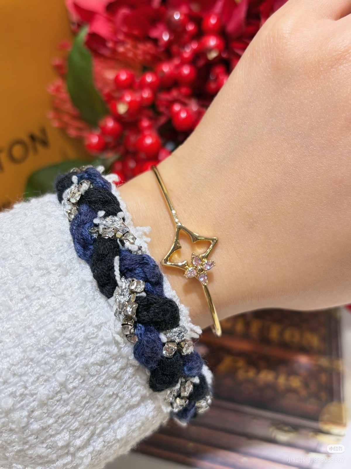 [⭐Novea]Pink Diamond Bracelet