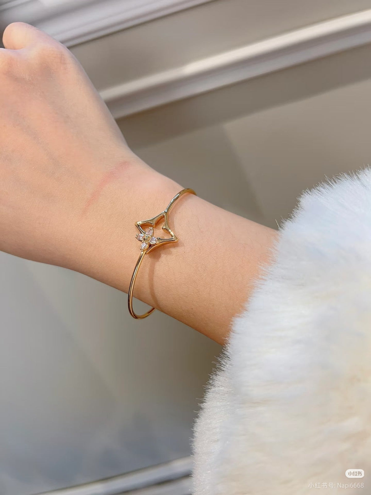 [⭐Novea]Pink Diamond Bracelet