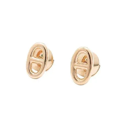 [⭐Novea]CHAINE SMALL EARRINGS GOLD AND SILVER