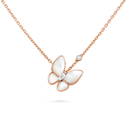 [⭐Novea]BUTTERFLY MOP DIAMOND NECKLACE