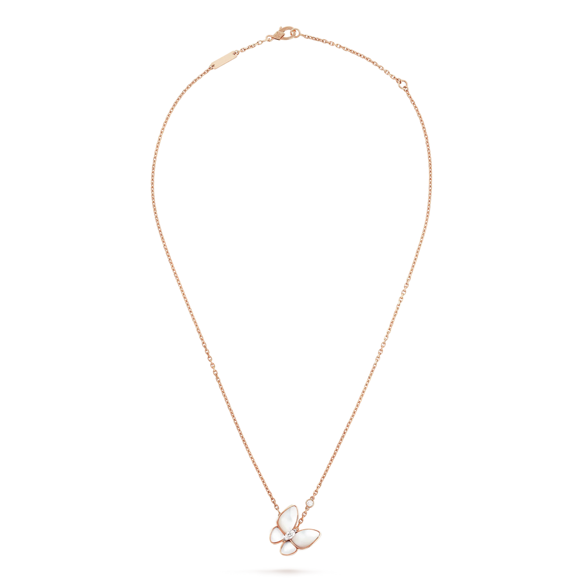 [⭐Novea]BUTTERFLY MOP DIAMOND NECKLACE