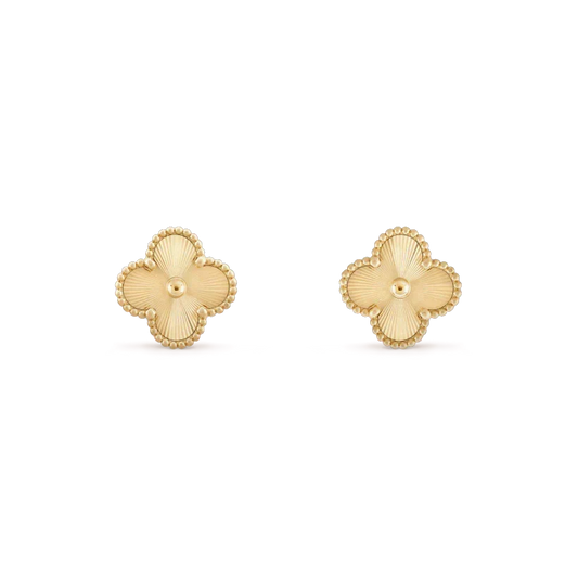 [⭐Novea]CLOVER MINI 9.5MM LASER EARRINGS