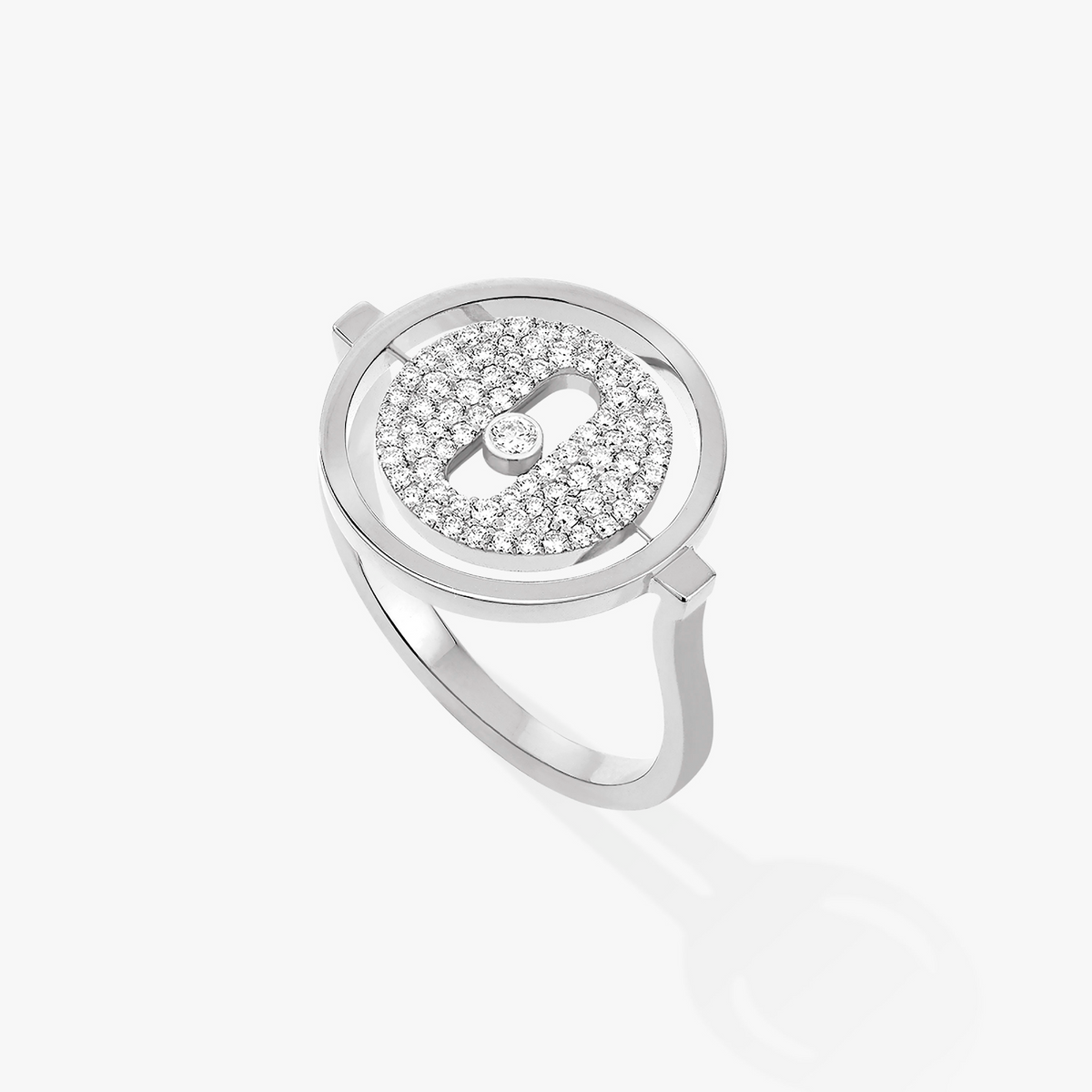 [⭐Novea]Demo MOVE PAVED SILVER DIAMOND RING