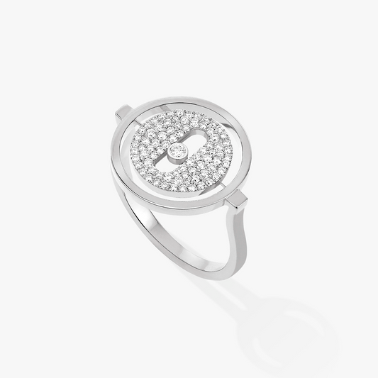 [⭐Novea]Demo MOVE PAVED SILVER DIAMOND RING