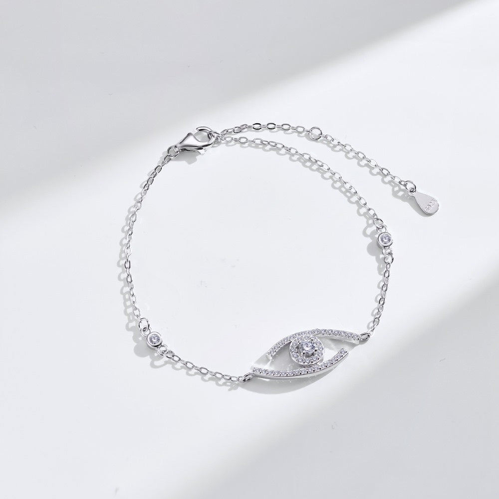 [⭐Novea]Demo Eye Pave-Set Diamond Bracelet