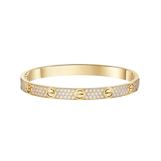 [⭐Novea]LOVE BRACELET 6.1MM DIAMOND-PAVED
