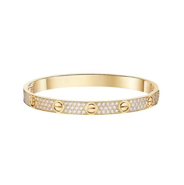 [⭐Novea]LOVE BRACELET 6.1MM DIAMOND-PAVED