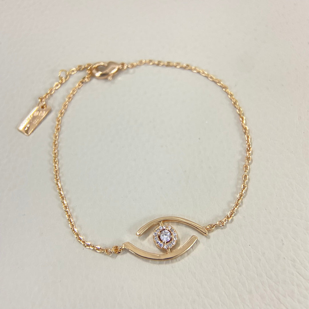 [⭐Novea]Demo Eye Pave-Set Diamond Bracelet