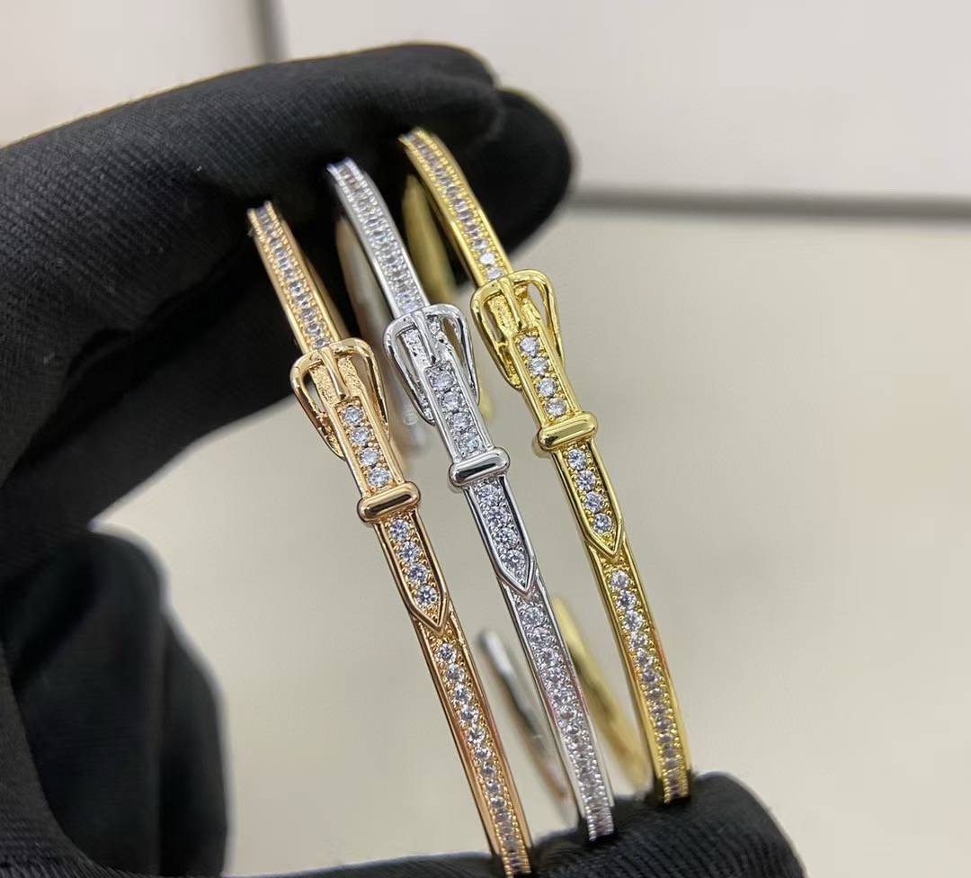 [⭐Novea]DIAMOND-ENCRUSTED BRACELET THREE COLORS