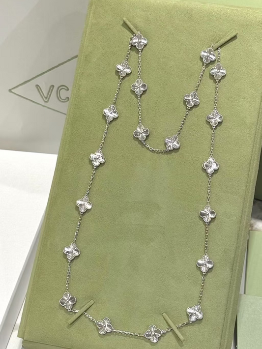 [⭐Novea]CLOVER 20 MOTIFS SILVER LASER