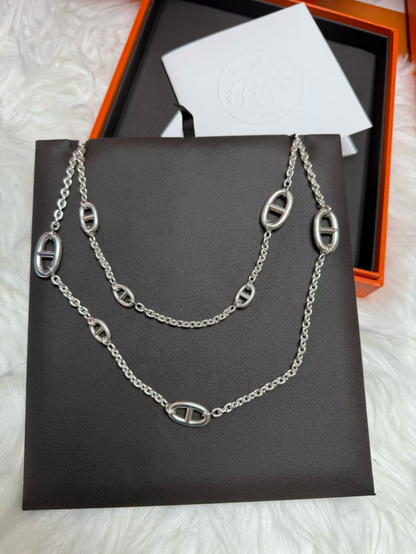 [⭐Novea]Classic Silver Sweater Chain