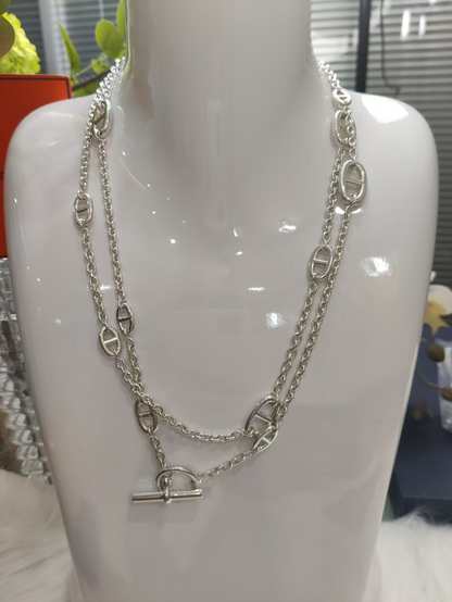 [⭐Novea]Classic Silver Sweater Chain