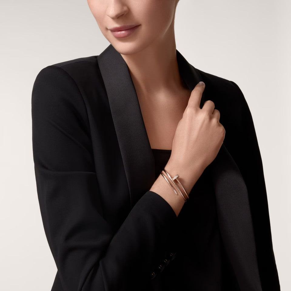 [⭐Novea]JUSTE BRACELET 3.5MM DOUBLE ROW DIAMOND