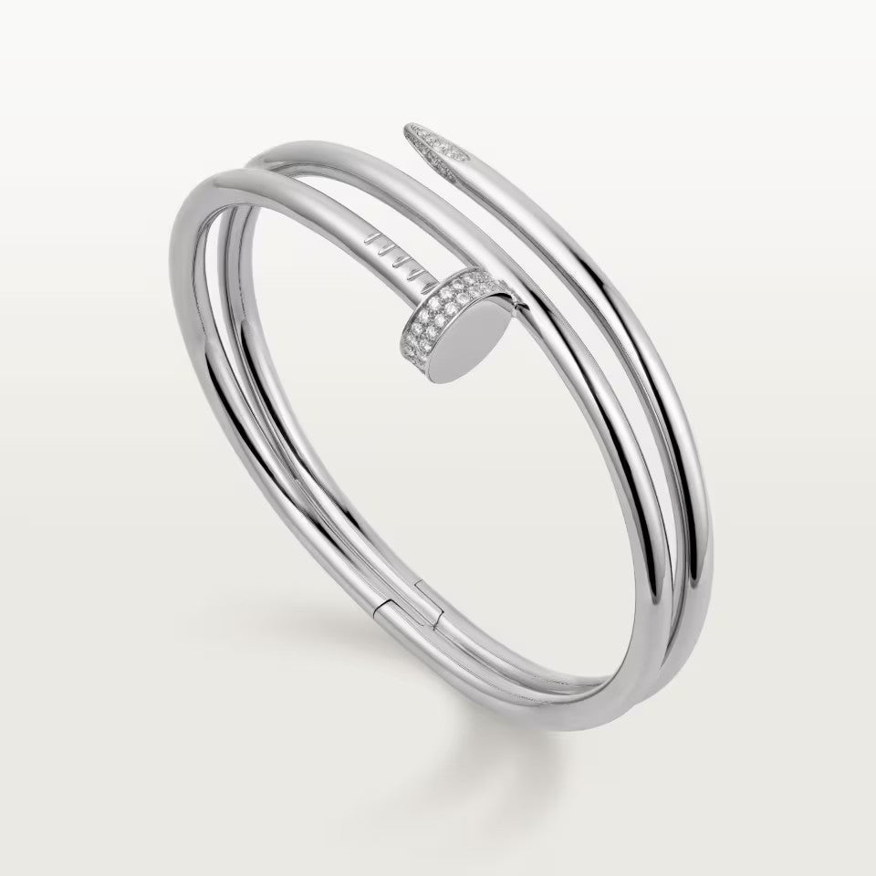 [⭐Novea]JUSTE BRACELET 3.5MM DOUBLE ROW DIAMOND