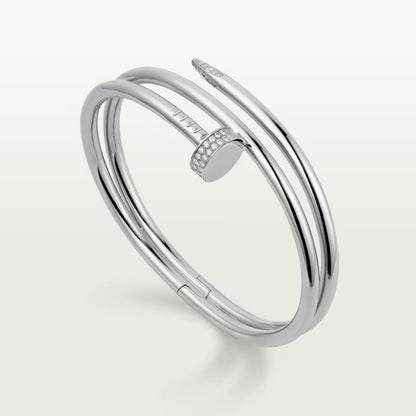 [⭐Novea]JUSTE BRACELET 3.5MM DOUBLE ROW DIAMOND