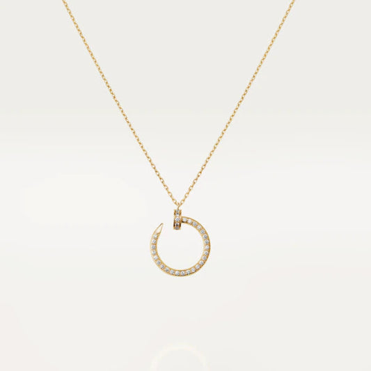 [⭐Novea]JUSTE NECKLACE GOLD DIAMONDS