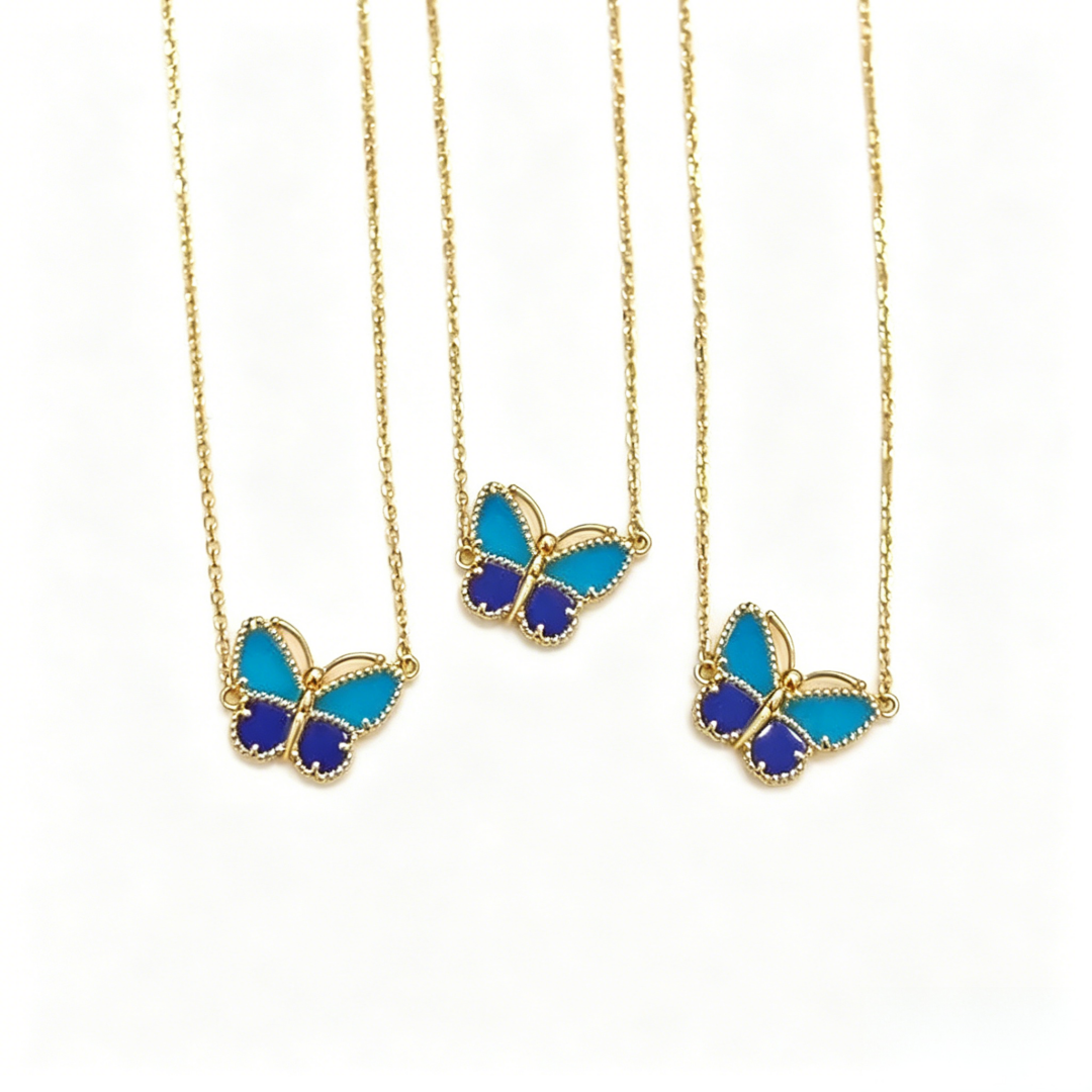 [⭐Novea]  2026 NEW LUCKY BUTTERFLY 1 MOTIFS NECKLACE