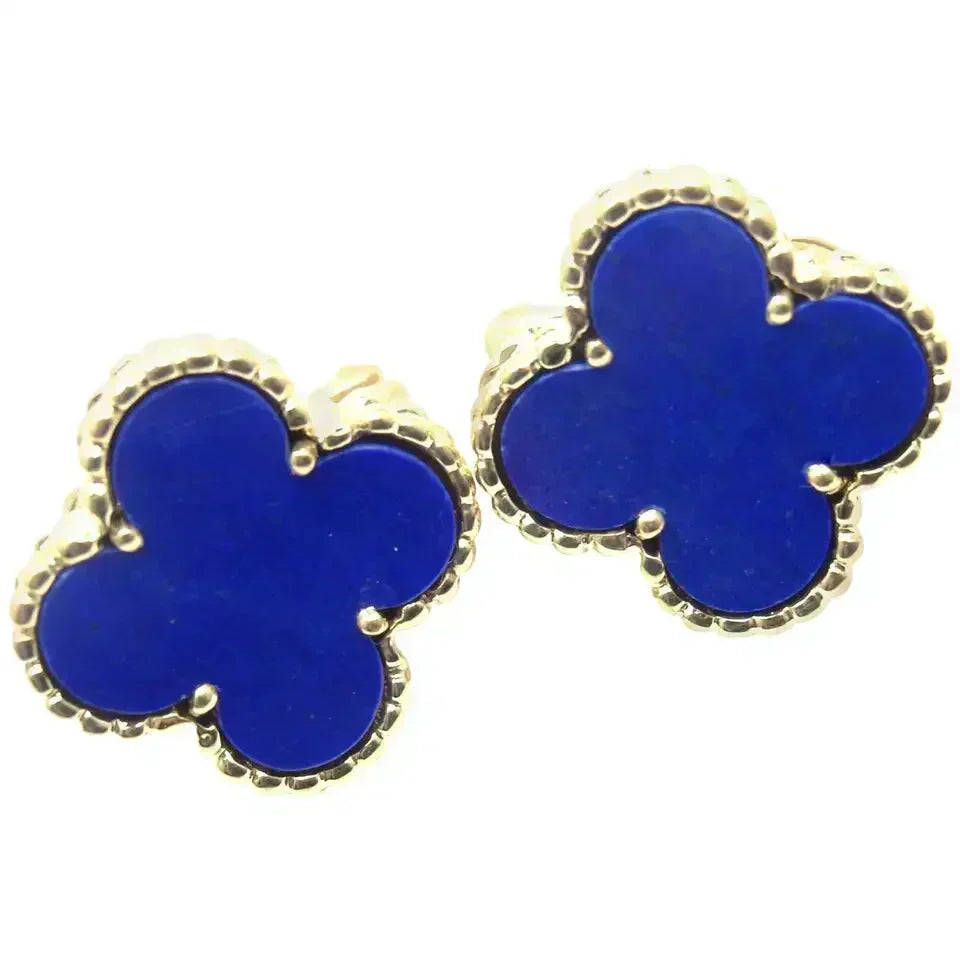 [⭐Novea]CLOVER MINI 9.5MM TURQUOISE EARRINGS