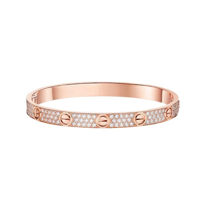 [⭐Novea]LOVE BRACELET 6.1MM DIAMOND-PAVED