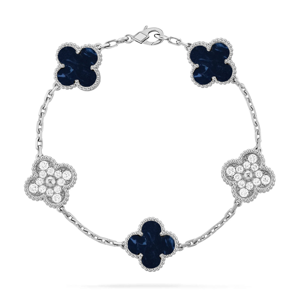 [⭐Novea]CLOVER 5 MOTIF PIETERSITE BRACELET COLLECTION