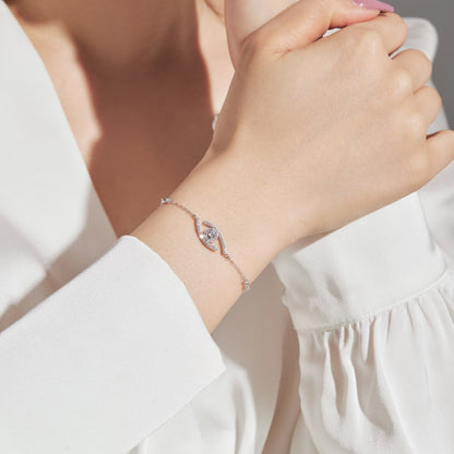[⭐Novea]Demo Eye Pave-Set Diamond Bracelet