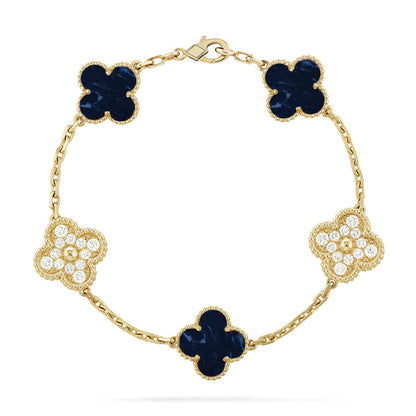 [⭐Novea]CLOVER 5 MOTIF PIETERSITE BRACELET COLLECTION