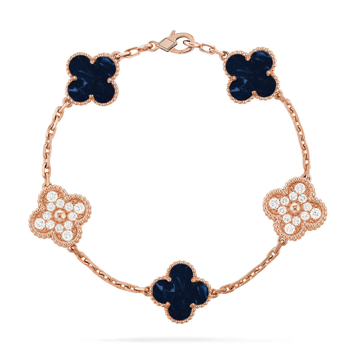 [⭐Novea]CLOVER 5 MOTIF PIETERSITE BRACELET COLLECTION