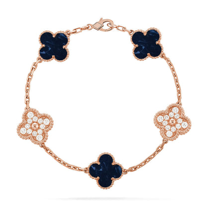 [⭐Novea]CLOVER 5 MOTIF PIETERSITE BRACELET COLLECTION