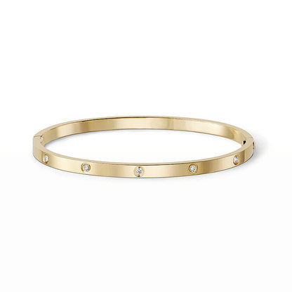 [⭐Novea]LOVE BRACELET 3.65MM 10 DIAMONDS