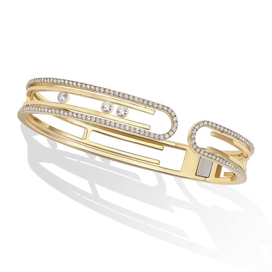 [⭐Novea]MOVE 10TH PAVED DIAMOND BRACELET