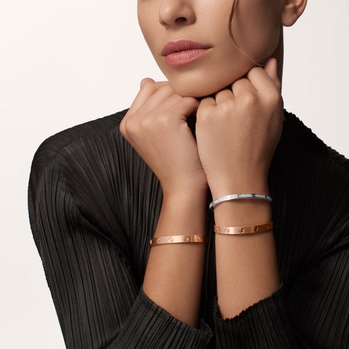 [⭐Novea]LOVE BRACELET 6.1MM BRUSHED