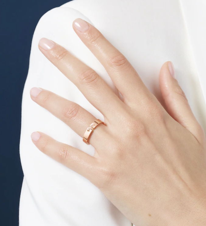 [⭐Novea]ALLIANCE LIENS VIDENCE DIAMOND 4MM RING