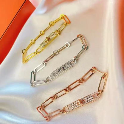 [⭐Novea]CHAINE BRACELET SMALL MODEL DIAMOND