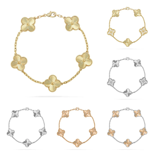 [⭐Novea] CLOVER 5 MOTIF LASER BRACELET COLLECTION