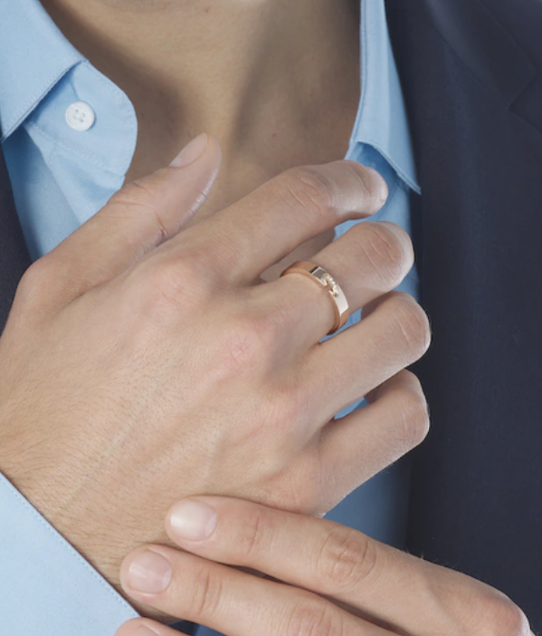[⭐Novea]ALLIANCE LIENS VIDENCE DIAMOND 4MM RING