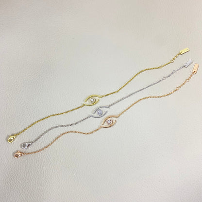[⭐Novea]Demo Eye Pave-Set Diamond Bracelet