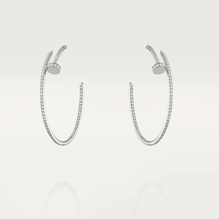 [⭐Novea]JUSTE EARRINGS FULL DIAMONDS 1.8MM