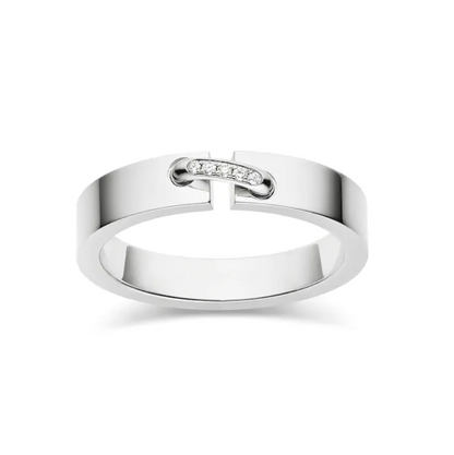 [⭐Novea]ALLIANCE LIENS VIDENCE DIAMOND 4MM RING