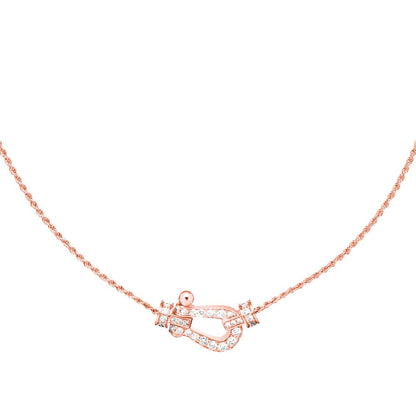 [⭐Novea]FORCE 10 PINK GOLD DIAMOND NECKLACE