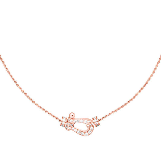 [⭐Novea]FORCE 10 PINK GOLD DIAMOND NECKLACE