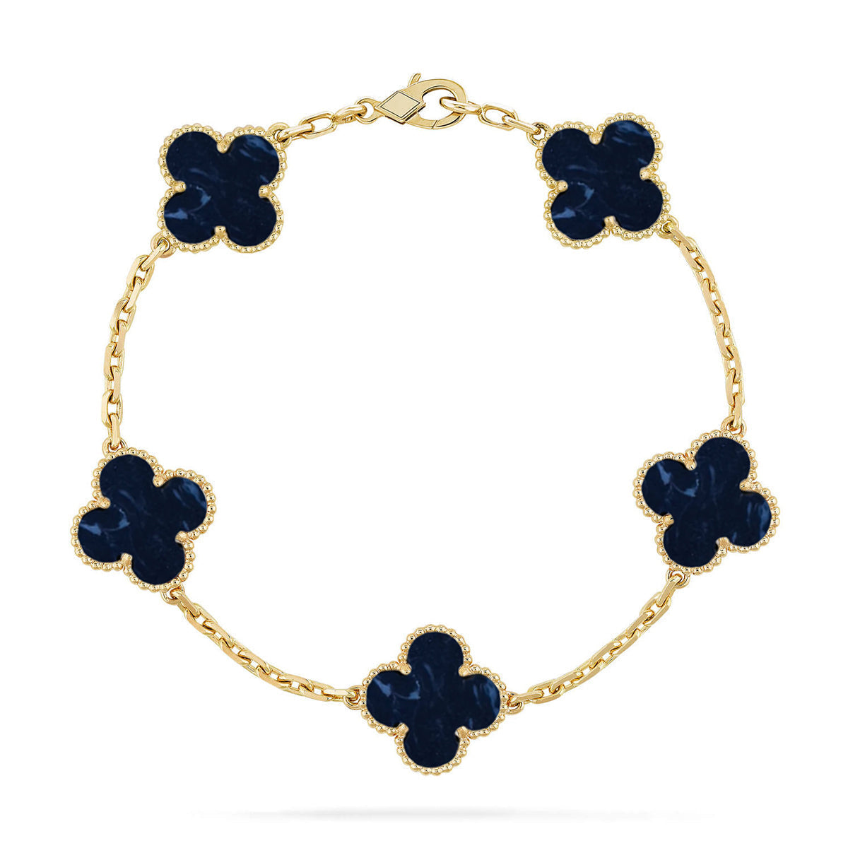 [⭐Novea]CLOVER 5 MOTIF PIETERSITE BRACELET COLLECTION