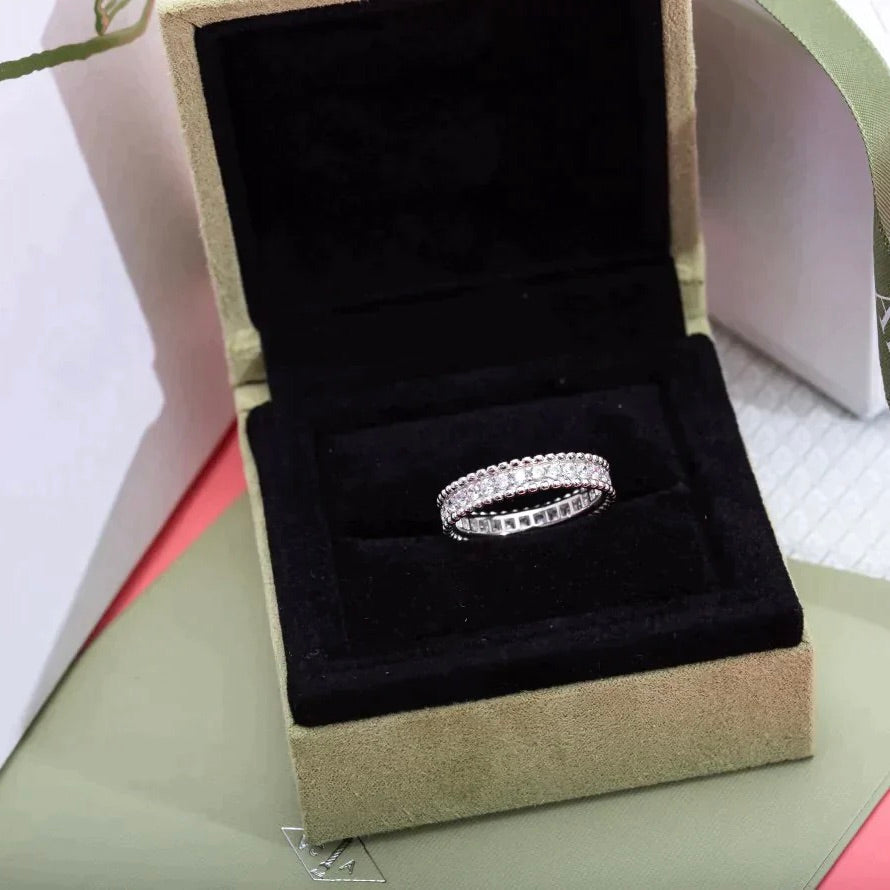 [⭐Novea]PERLEE DIAMOND SILVER RING