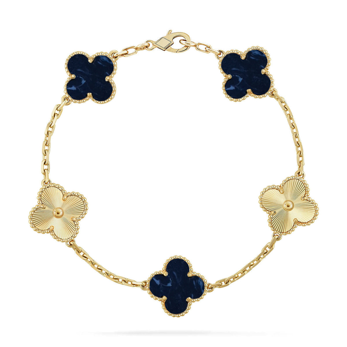 [⭐Novea]CLOVER 5 MOTIF PIETERSITE BRACELET COLLECTION