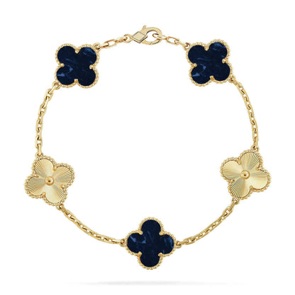[⭐Novea]CLOVER 5 MOTIF PIETERSITE BRACELET COLLECTION