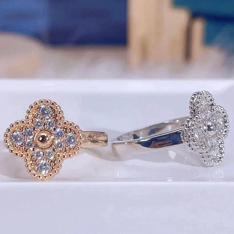 [⭐Novea]CLOVER DIAMOND RING