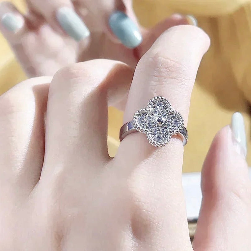 [⭐Novea]CLOVER DIAMOND RING