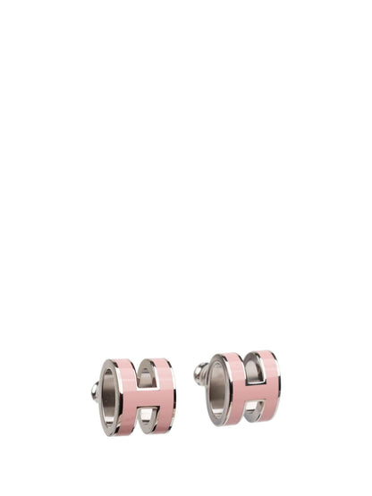 [⭐Novea]MINI POP H SILVER EARRINGS PINK