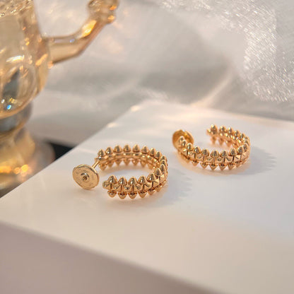 [⭐Novea]CLASH SMALL HOOP EARRINGS