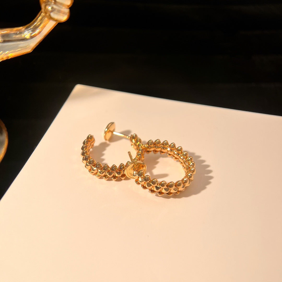 [⭐Novea]CLASH SMALL HOOP EARRINGS